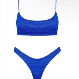 Navy Mica Balearic Triangl top and bottom size S